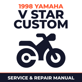 1998 Yamaha V STAR CUSTOM Service and Repair Manual - motorcycle workshop manual cover