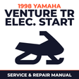 1998 Yamaha Venture TR Elec. Start Service and Repair Manual - snowmobile workshop manual cover