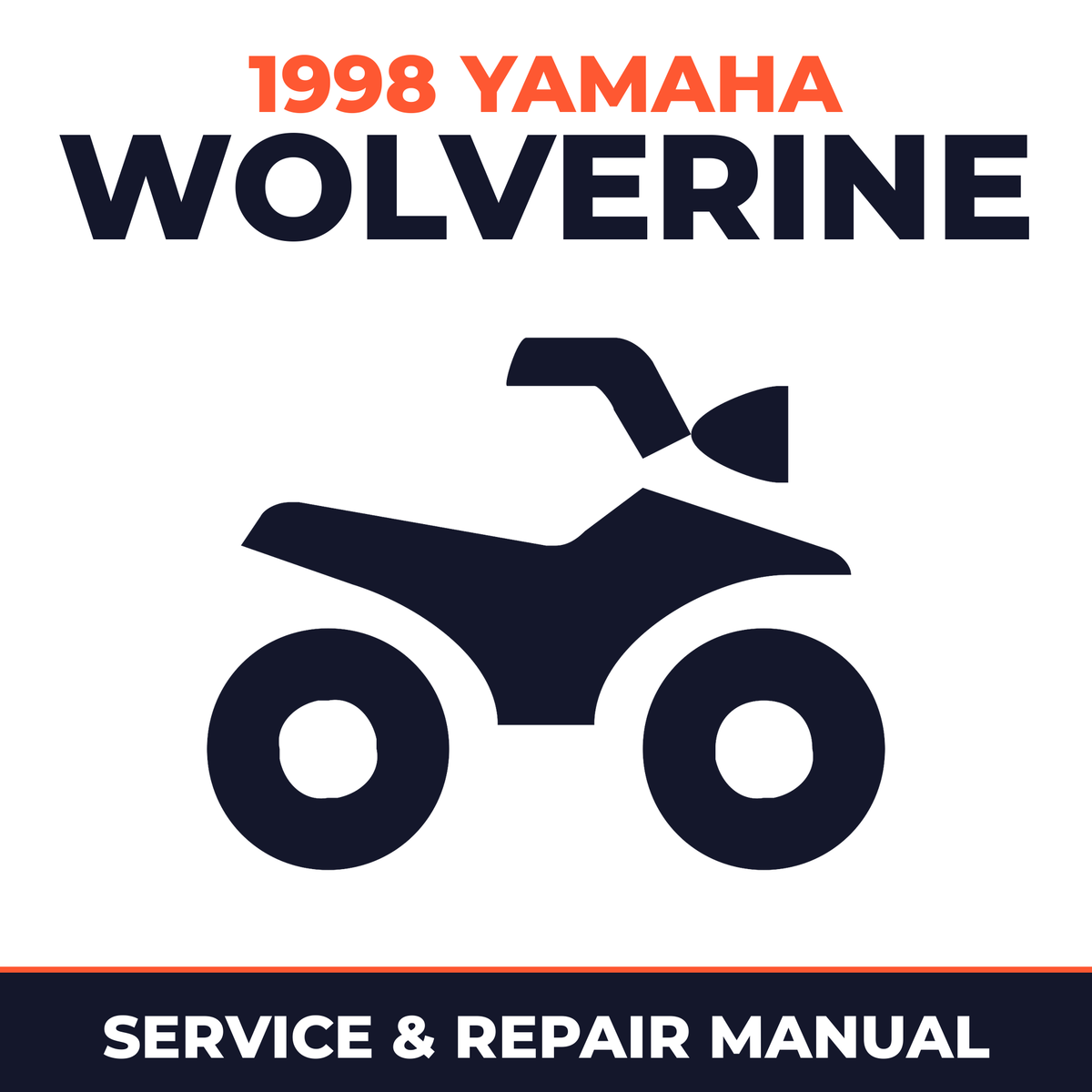 1998 Yamaha WOLVERINE Service and Repair Manual - ATV workshop manual cover