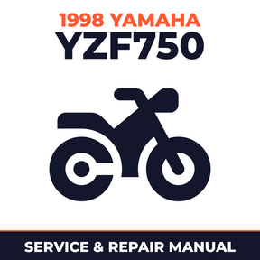 1998 Yamaha YZF750 Service and Repair Manual - motorcycle workshop manual cover