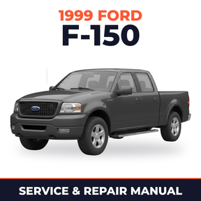 1999 Ford F-150 service and repair manual cover with vehicle photo
