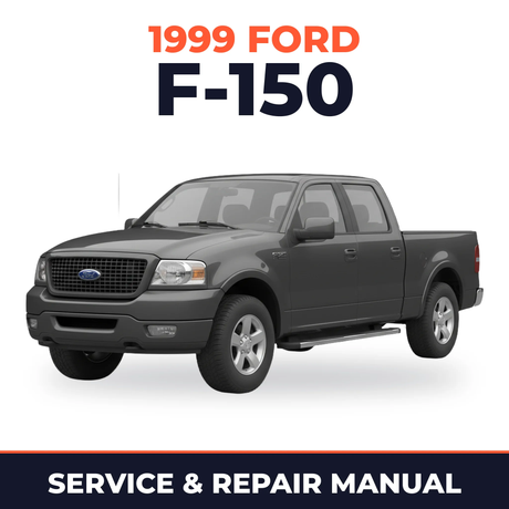 1999 Ford F-150 service and repair manual cover with vehicle photo