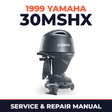 1999 Yamaha 30MSHX 2 stroke Service and Repair Manual