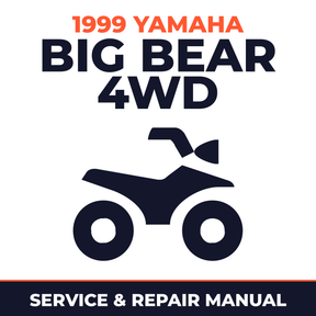 1999 Yamaha BIG BEAR 4WD Service and Repair Manual - ATV workshop manual cover
