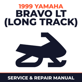 1999 Yamaha Bravo LT (Long Track) Service and Repair Manual - snowmobile workshop manual cover