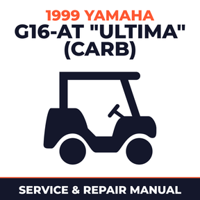 1999 Yamaha G16-AT "ULTIMA" (CARB) Service and Repair Manual - golf car workshop manual cover