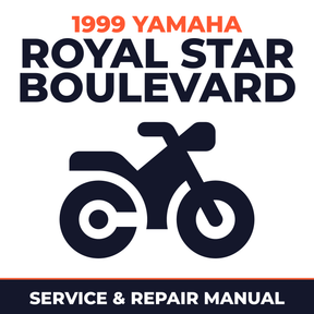 1999 Yamaha ROYAL STAR BOULEVARD Service and Repair Manual - motorcycle workshop manual cover