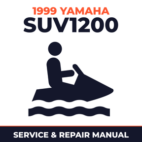 1999 Yamaha SUV1200 Service and Repair Manual - personal watercraft workshop manual cover