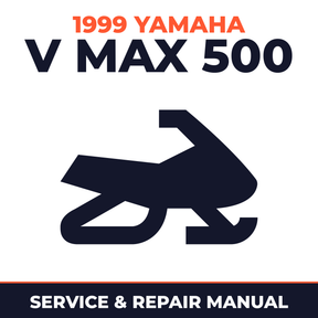 1999 Yamaha V Max 500 Service and Repair Manual - snowmobile workshop manual cover