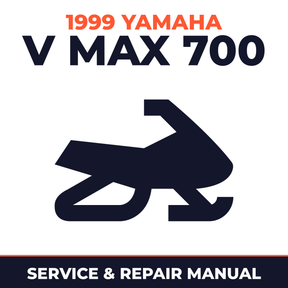 1999 Yamaha V Max 700 Service and Repair Manual - snowmobile workshop manual cover