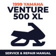 1999 Yamaha VENTURE 500 XL Service and Repair Manual - snowmobile workshop manual cover