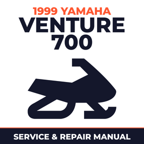 1999 Yamaha VENTURE 700 Service and Repair Manual - snowmobile workshop manual cover