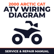 2000 Arctic Cat ATV Wiring Diagram - ATV workshop manual cover