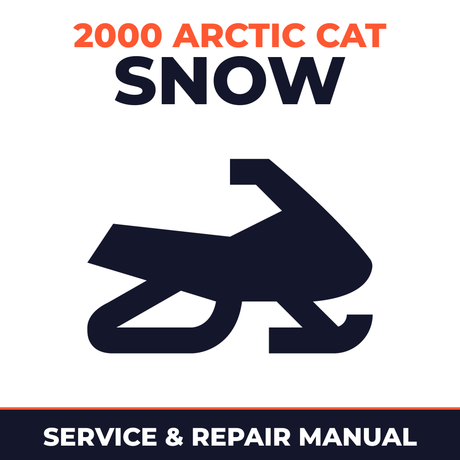 2000 Arctic Cat Snow Service and Repair Manual - snowmobile workshop manual cover