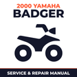 2000 Yamaha BADGER Service and Repair Manual - ATV workshop manual cover