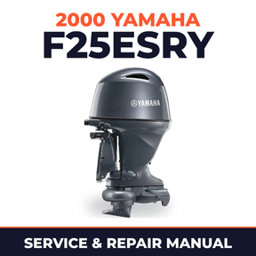 2000 Yamaha F25ESRY 4 stroke Service and Repair Manual