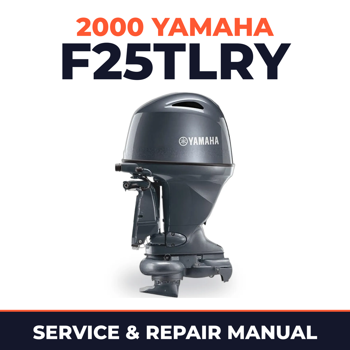 2000 Yamaha F25TLRY 4 stroke Service and Repair Manual