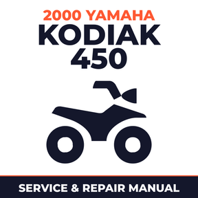 2000 Yamaha KODIAK 450 Service and Repair Manual - ATV workshop manual cover