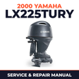 2000 Yamaha LX225TURY 2 stroke Service and Repair Manual