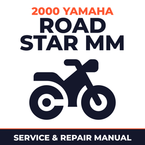 2000 Yamaha ROAD STAR MM Service and Repair Manual - motorcycle workshop manual cover