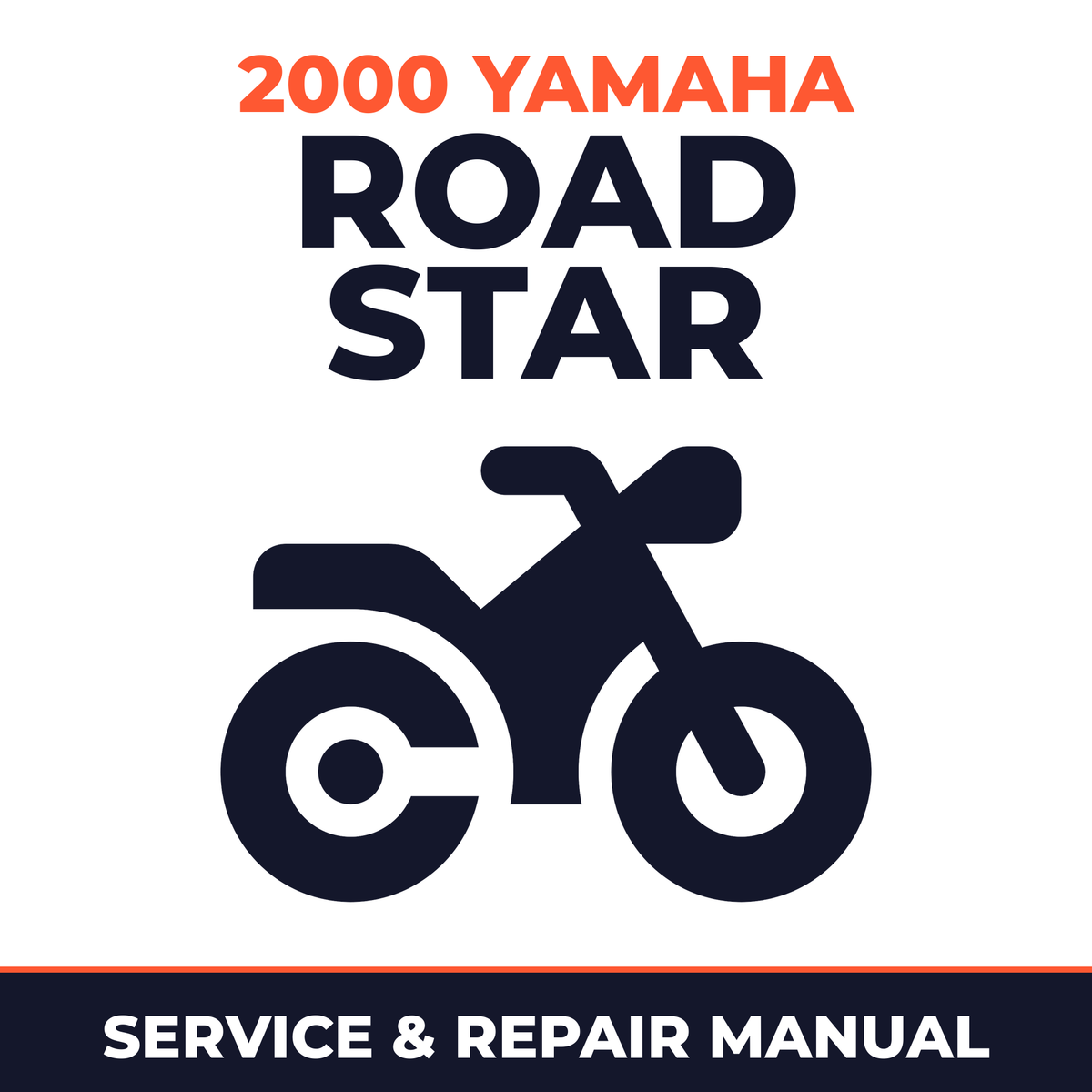 2000 Yamaha ROAD STAR Service and Repair Manual - motorcycle workshop manual cover