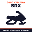 2000 Yamaha SRX Service and Repair Manual - snowmobile workshop manual cover