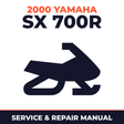 2000 Yamaha SX 700R Service and Repair Manual - snowmobile workshop manual cover