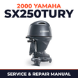 2000 Yamaha SX250TURY 2 stroke Service and Repair Manual