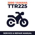 2000 Yamaha TTR225 Service and Repair Manual - motorcycle workshop manual cover