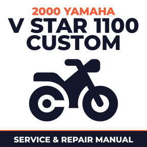 2000 Yamaha V STAR 1100 CUSTOM Service and Repair Manual - motorcycle workshop manual cover