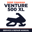 2000 Yamaha VENTURE 500 XL Service and Repair Manual - snowmobile workshop manual cover