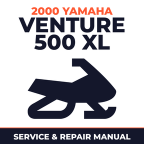 2000 Yamaha VENTURE 500 XL Service and Repair Manual - snowmobile workshop manual cover