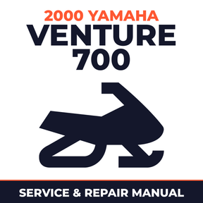 2000 Yamaha VENTURE 700 Service and Repair Manual - snowmobile workshop manual cover