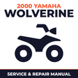 2000 Yamaha WOLVERINE Service and Repair Manual - ATV workshop manual cover