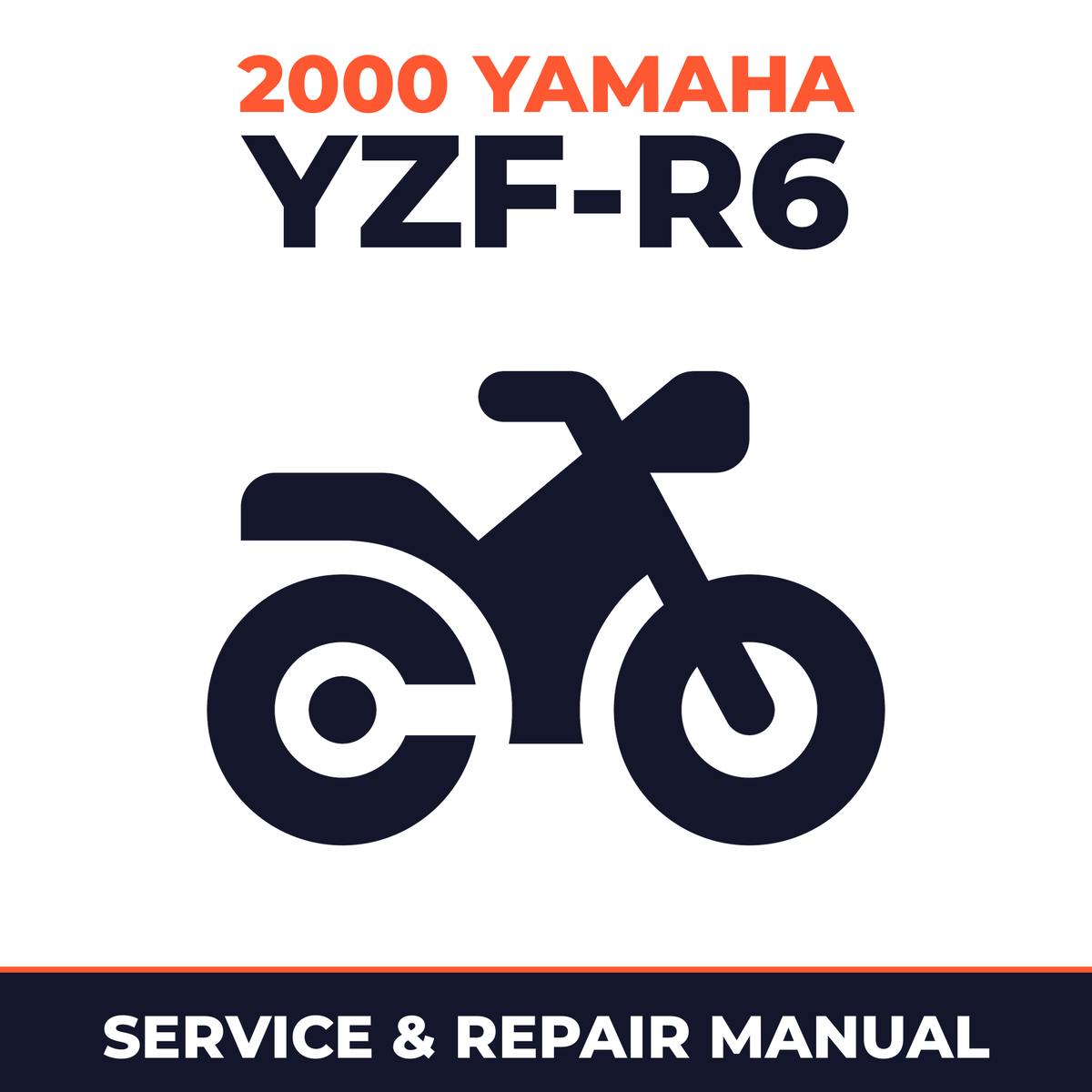2000 Yamaha YZF-R6 Service and Repair Manual - motorcycle workshop manual cover