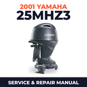 2001 Yamaha 25MHZ3 2 stroke Service and Repair Manual