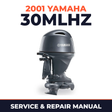 2001 Yamaha 30MLHZ 2 stroke Service and Repair Manual