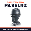 2001 Yamaha F9.9ELRZ 4 stroke Service and Repair Manual
