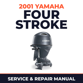 2001 Yamaha Four Stroke Service and Repair Manual - outboard workshop manual cover