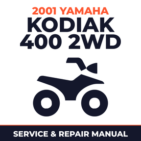 2001 Yamaha KODIAK 400 2WD Service and Repair Manual - ATV workshop manual cover