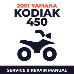 2001 Yamaha KODIAK 450 Service and Repair Manual - ATV workshop manual cover
