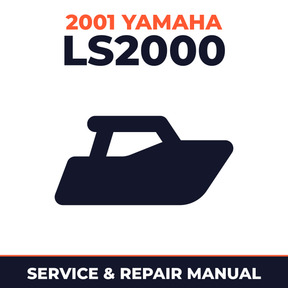 2001 Yamaha LS2000 Service and Repair Manual - boat workshop manual cover