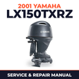 2001 Yamaha LX150TXRZ 2 stroke Service and Repair Manual