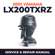 2001 Yamaha LX200TXRZ 2 stroke Service and Repair Manual