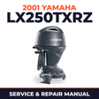 2001 Yamaha LX250TXRZ 2 stroke Service and Repair Manual