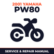 2001 Yamaha PW80 Service and Repair Manual - motorcycle workshop manual cover