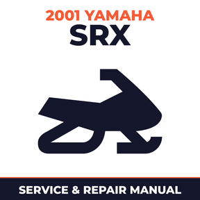 2001 Yamaha SRX Service and Repair Manual - snowmobile workshop manual cover