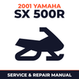 2001 Yamaha SX 500R Service and Repair Manual - snowmobile workshop manual cover