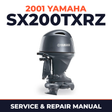 2001 Yamaha SX200TXRZ 2 stroke Service and Repair Manual