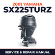 2001 Yamaha SX225TURZ 2 stroke Service and Repair Manual